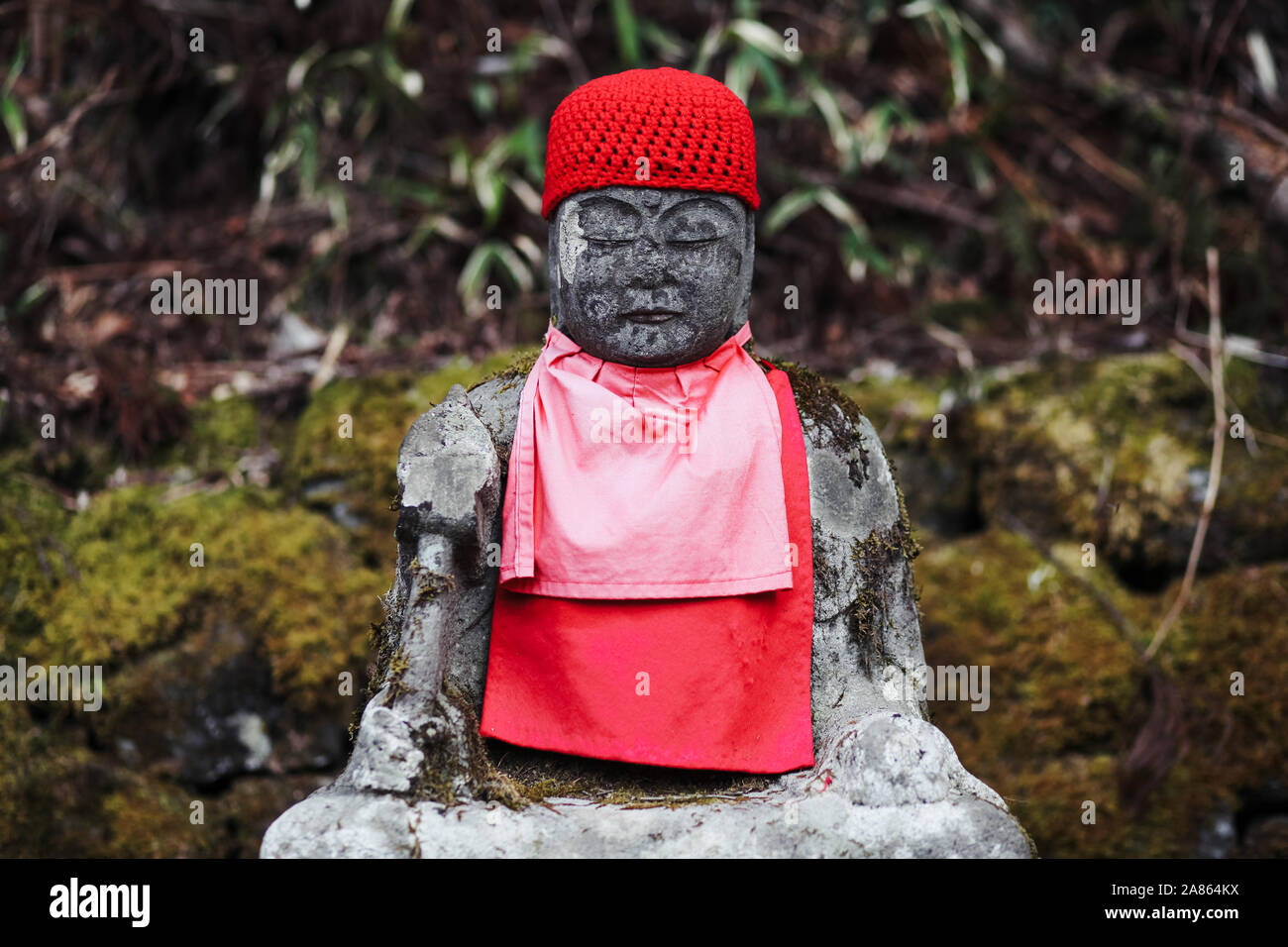 Jizo statues in a line hires stock photography and images Alamy