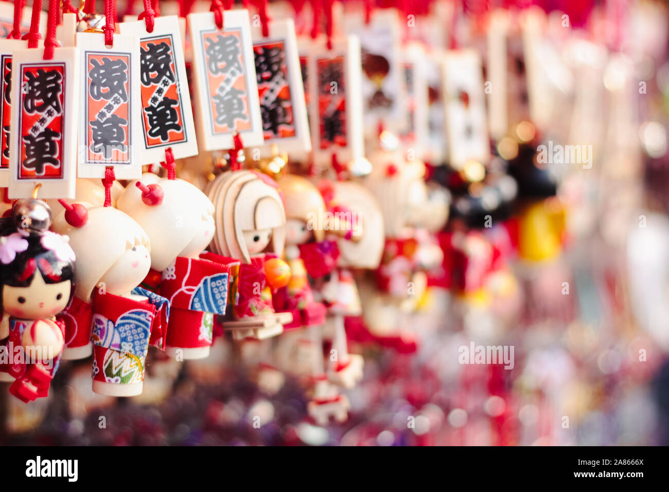 japanese souvenirs in Tokyo Stock Photo