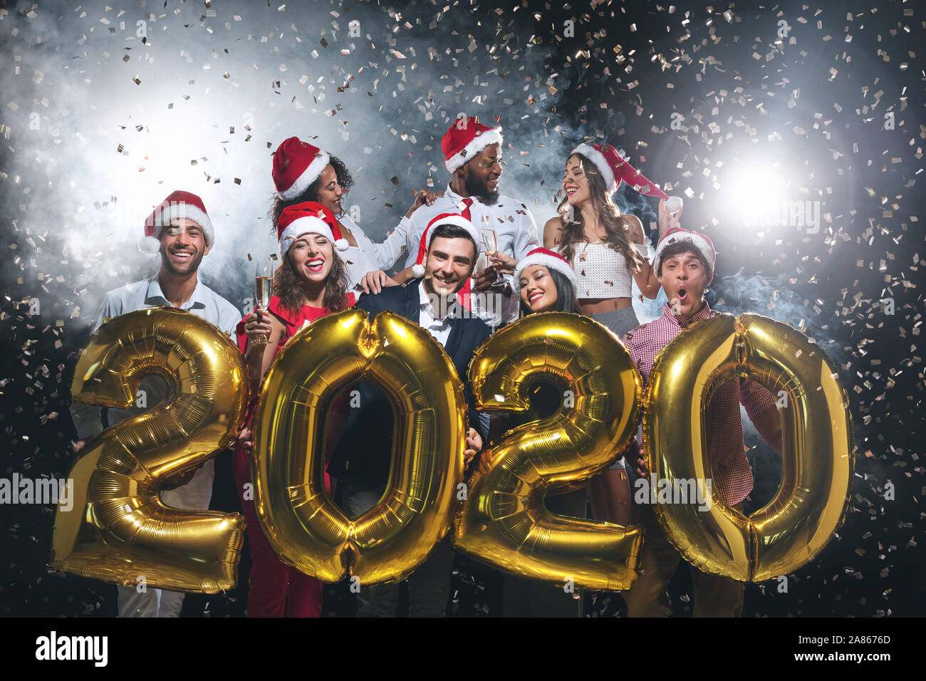 Crowd party balloons hi-res stock photography and images - Alamy