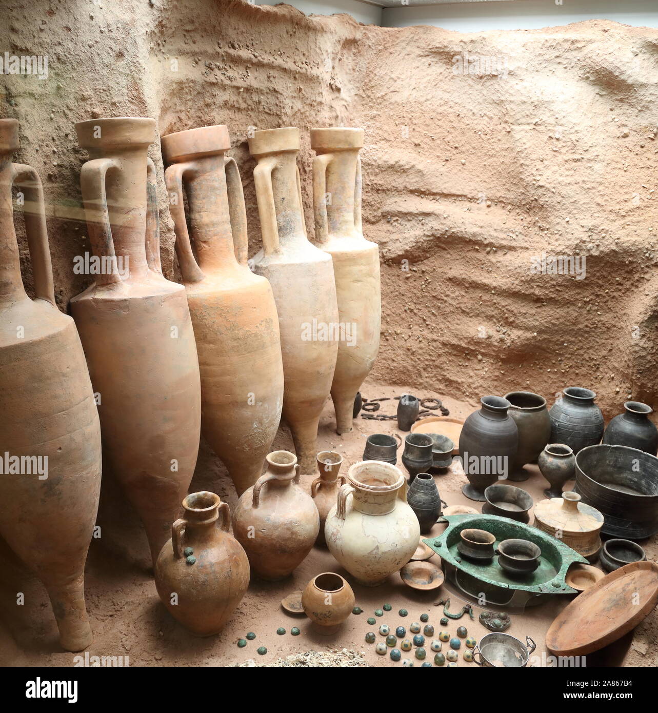 British Museum London Pottery Stock Photos & British Museum London