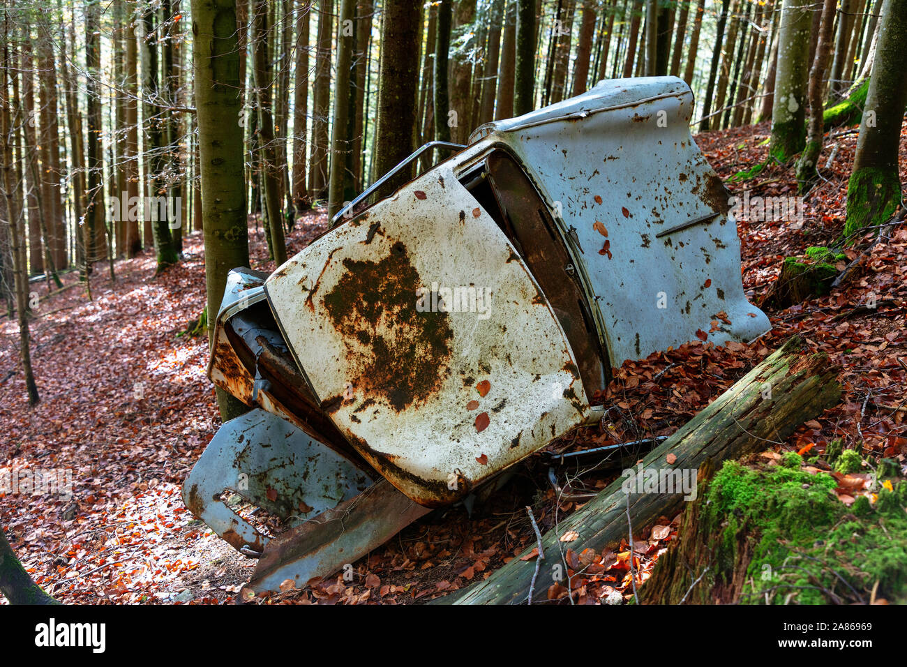 Car wreck landscape hires stock photography and images Alamy