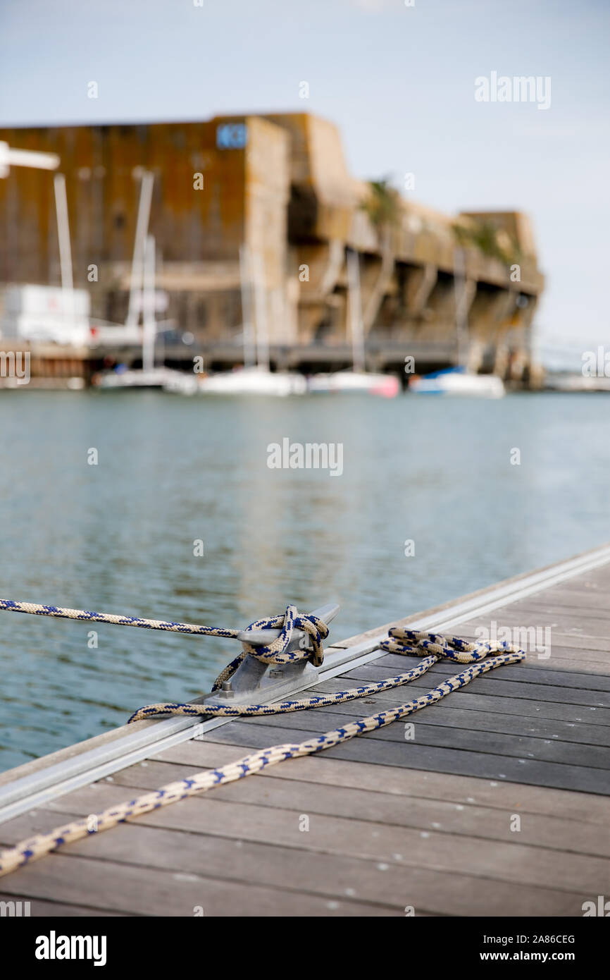 Nautical cordage, Lorient Stock Photo