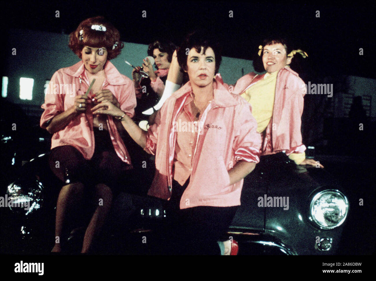 DONNELLY,CHANNING,MANOFF,CONN, GREASE, 1978 Stock Photo
