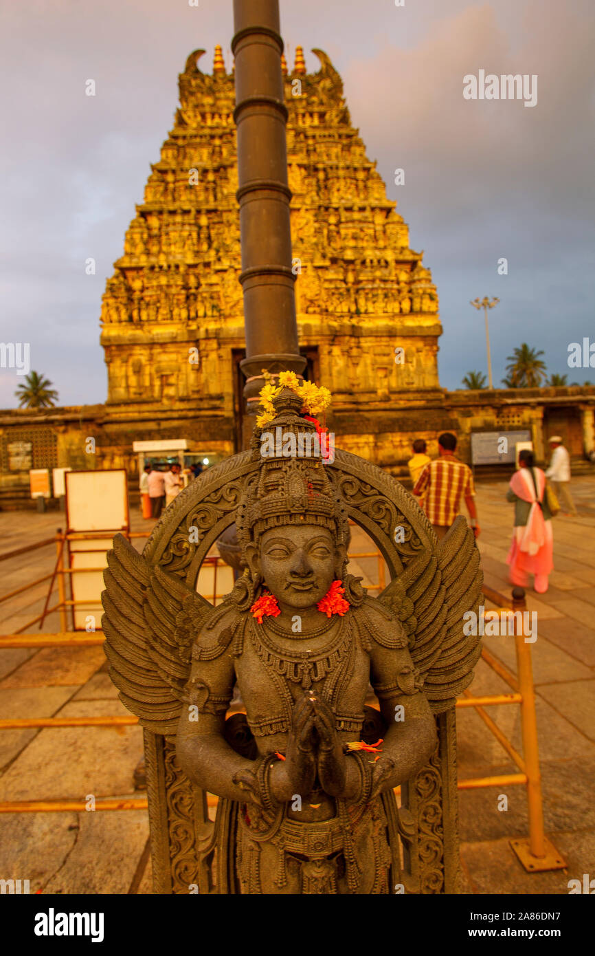 Chennakeshava Temple at Belur town, Karnataka, India Stock Photo