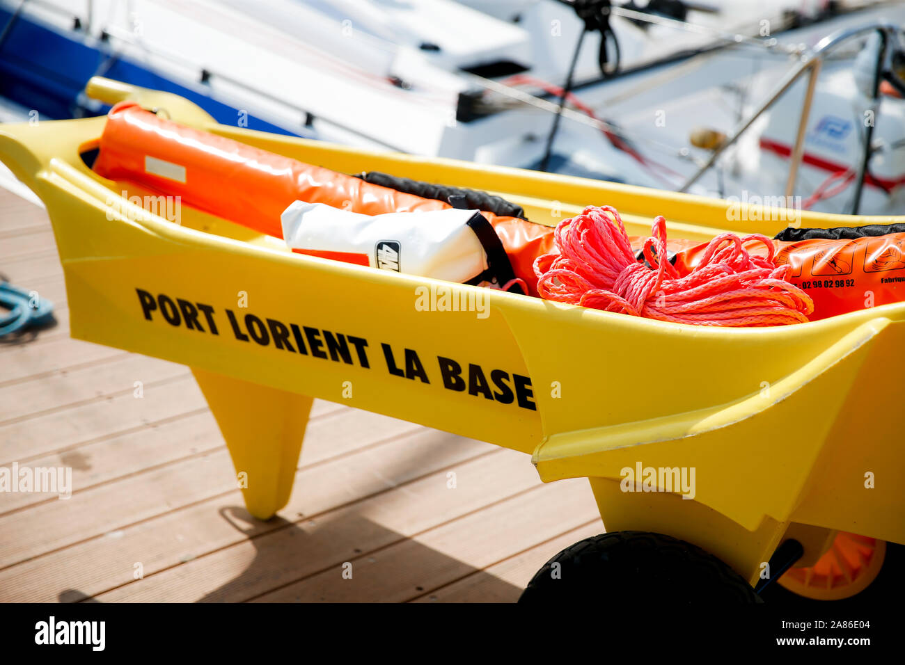 Port de Lorient La Base, France Stock Photo - Alamy