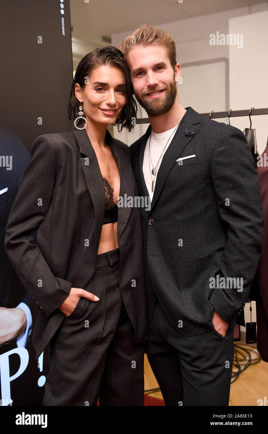 Berlin, Germany. 06th Nov, 2019. Andre Hamann, model and his girlfriend  Justin Julia Pezzoni come to introduce the JOOP! Evening Capsule  Collection. Credit: Britta Pedersen/dpa-Zentralbild/dpa/Alamy Live News  Stock Photo - Alamy