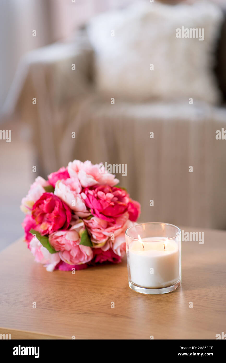 Candle flower burning hires stock photography and images Alamy