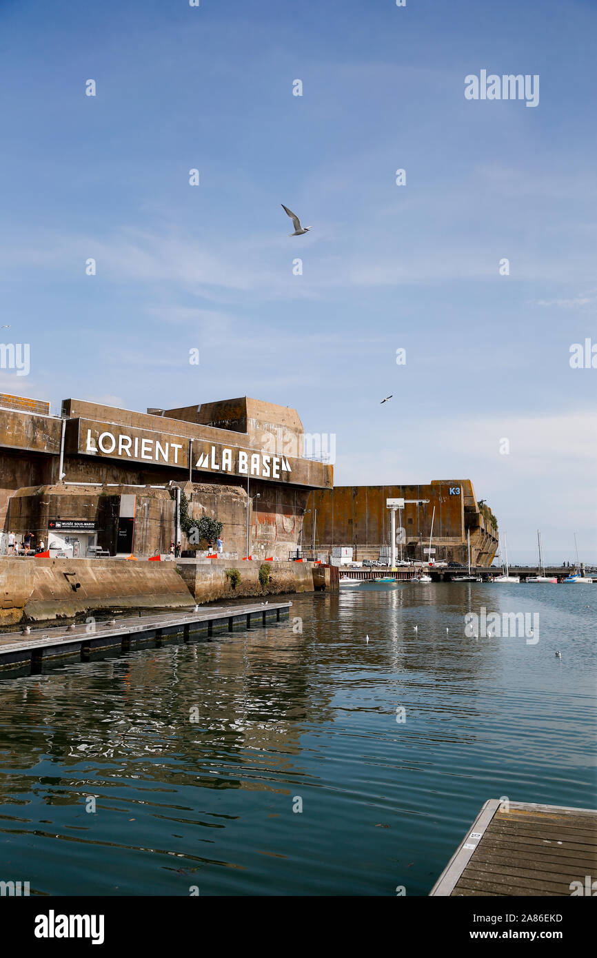 Base sous-marine de Lorient, France Stock Photo - Alamy