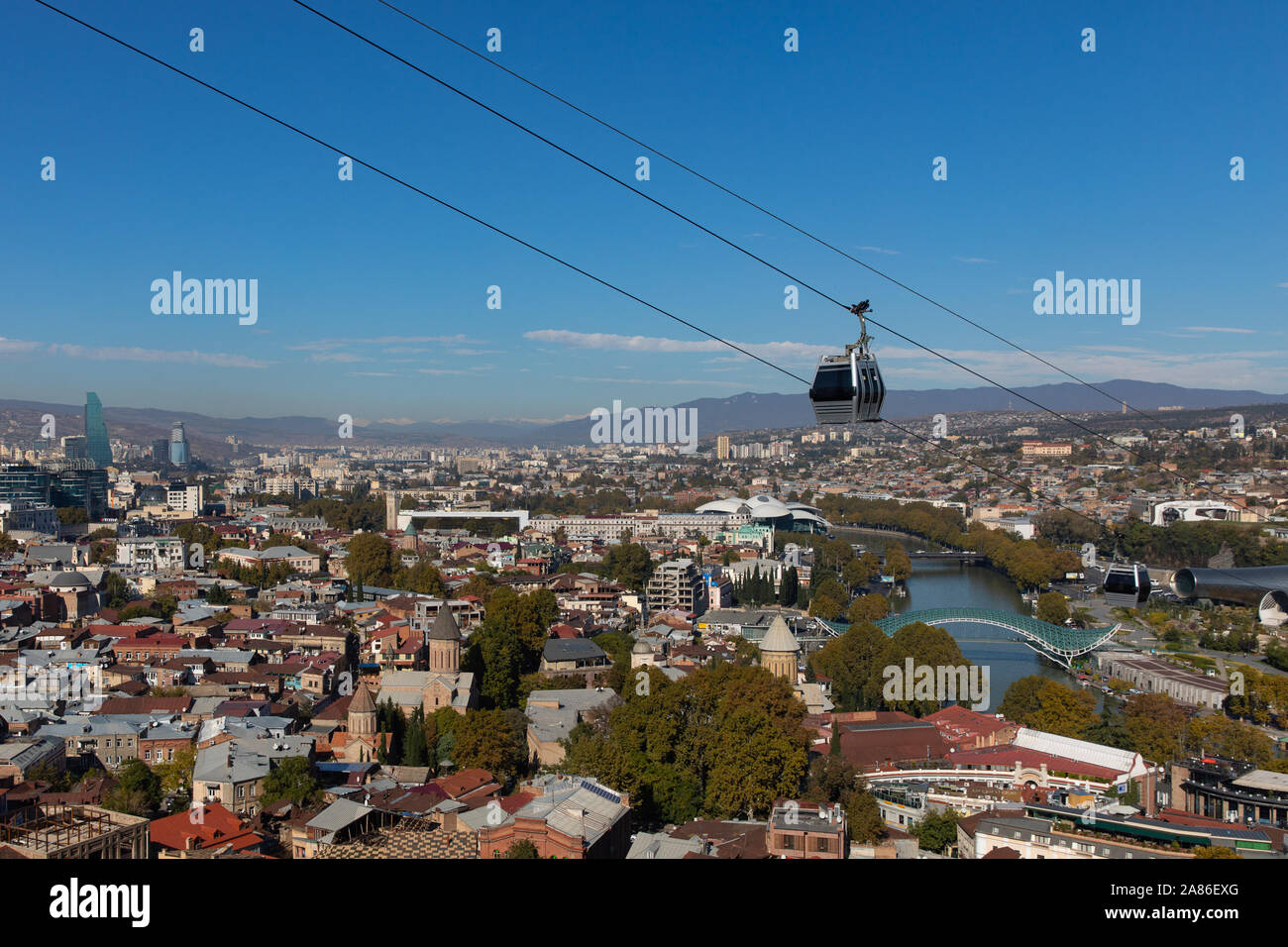 Tbilisi. 6th Nov, 2019. Photo taken on Nov. 6, 2019 shows a view of Tbilisi, capital of Geogria. Credit: Bai Xueqi/Xinhua/Alamy Live News Stock Photo