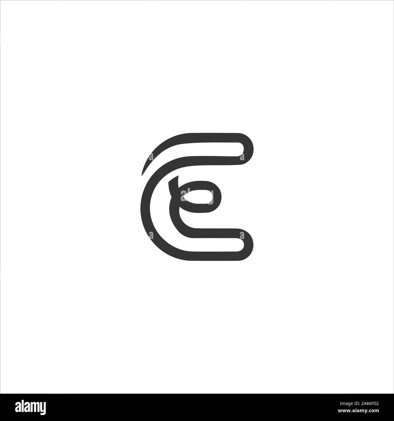 initial letter E logo vector concept design Stock Vector Image & Art ...