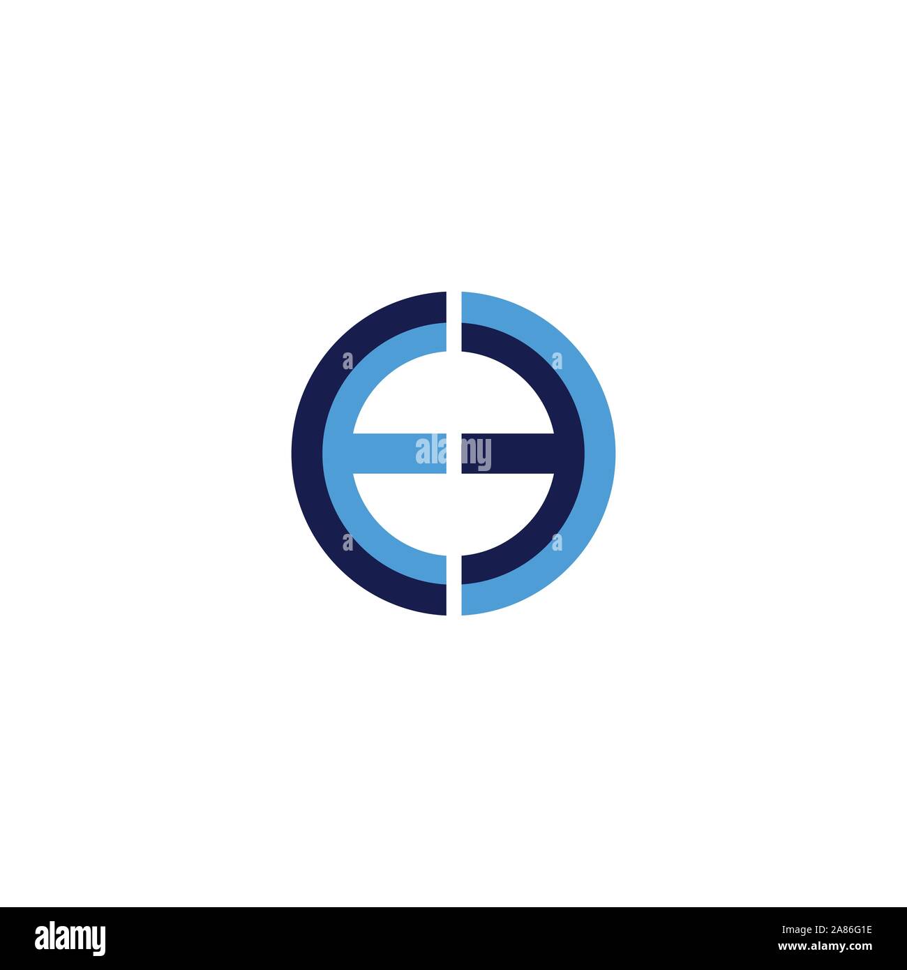 initial letter E logo vector concept design Stock Vector Image & Art ...
