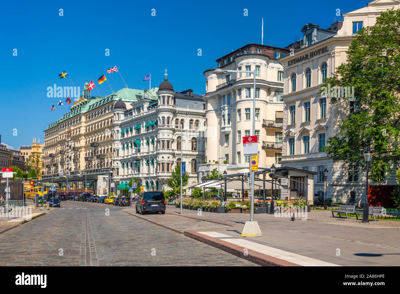 The Grand Hotel in Stockholm, Sweden. Stock Photo