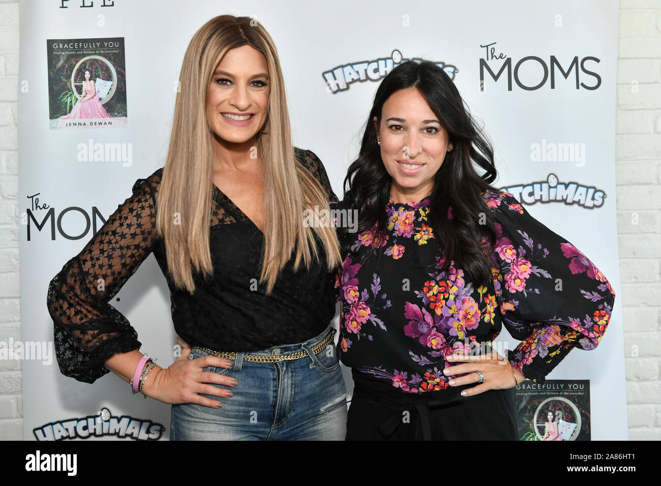 'Gracefully You' Mamarazzi event, New York, USA - 24 Oct 2019 - The MOMS - Denise Albert and Melissa Gerstein Stock Photo