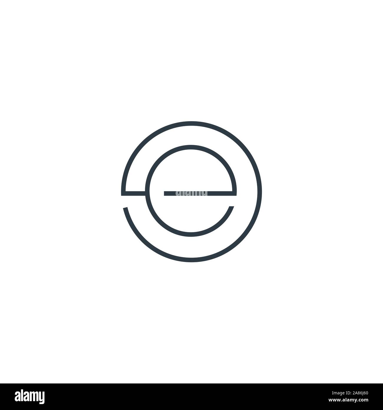 initial letter E logo vector concept design Stock Vector Image & Art ...