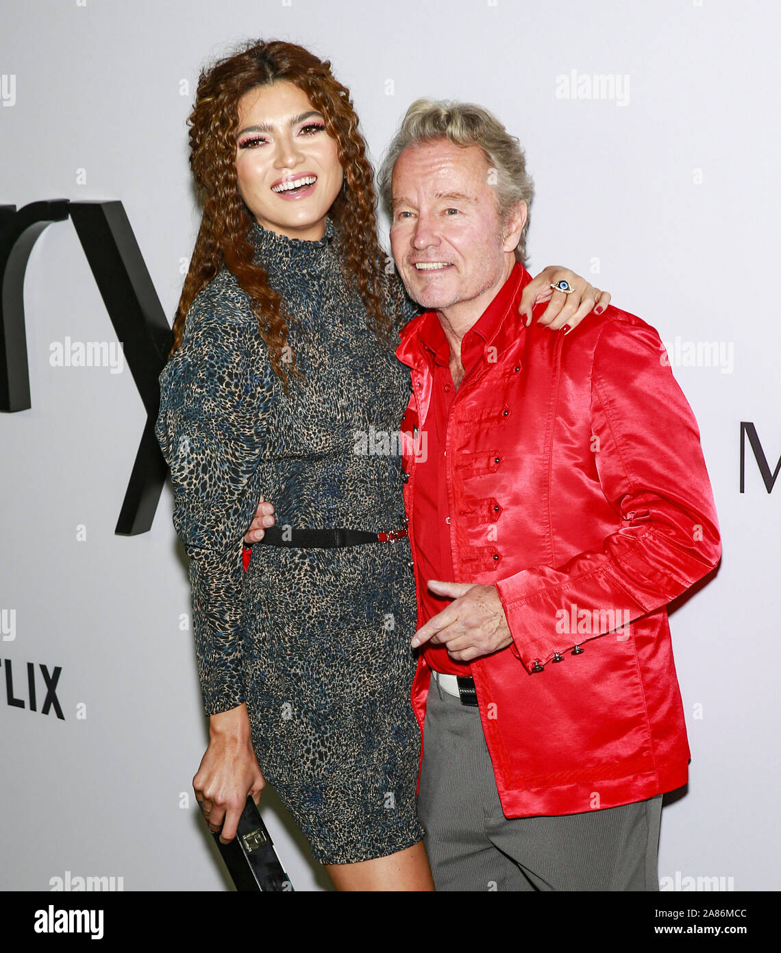 Blanca blanco and john savage red carpet event hi-res stock photography