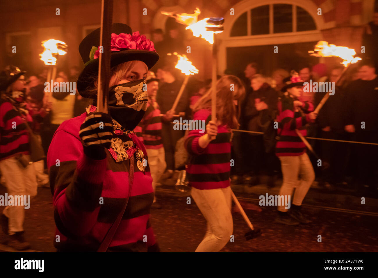 Lewes Bonfire Celebration 2019 Stock Photo