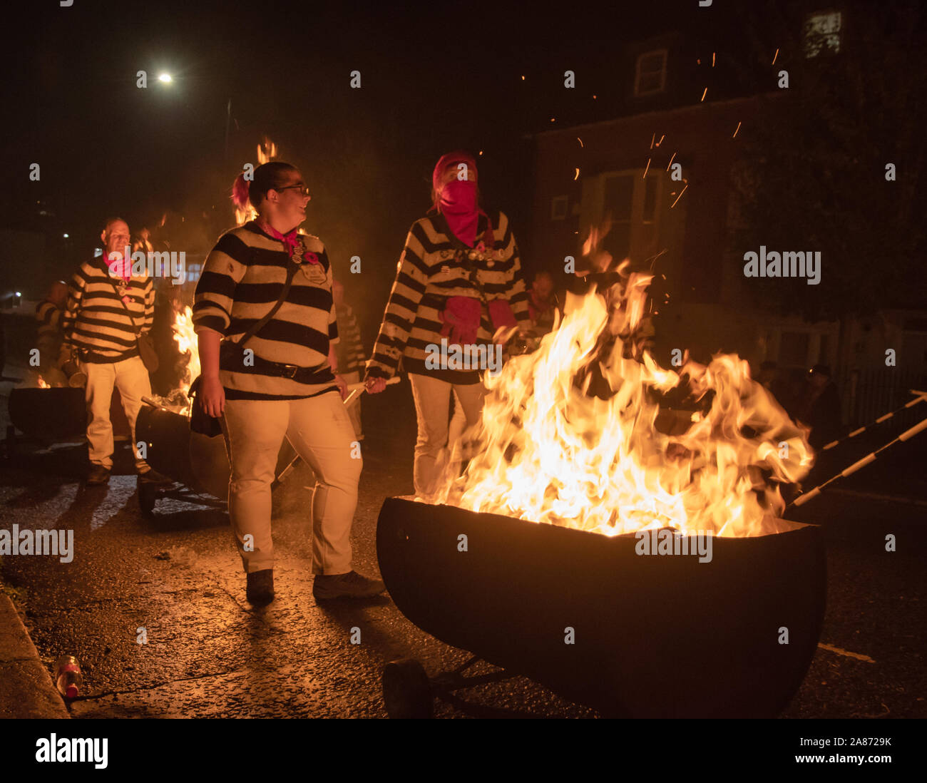 Lewes Bonfire Celebration 2019 Stock Photo