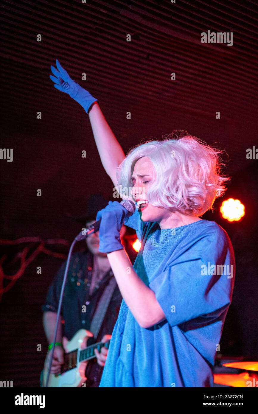 Barcelona, Spain. 2019.10.29. Priests band concert at Sala Sidecar. Photographer: Aitor Rodero. Stock Photo