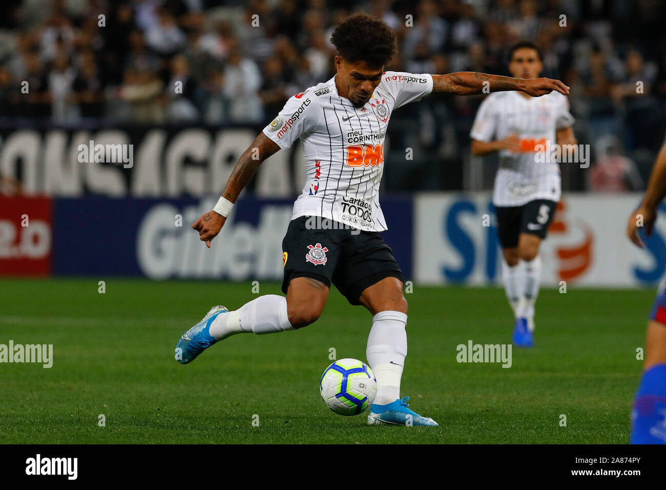 Gabi Zanotti (#10 Corinthians) during the Campeonato Paulista Feminino  football match between Sao Jose EC and Cotrinthians that took place at the  Estadio Martins Pereira. (6257) Credit: SPP Sport Press Photo. /Alamy