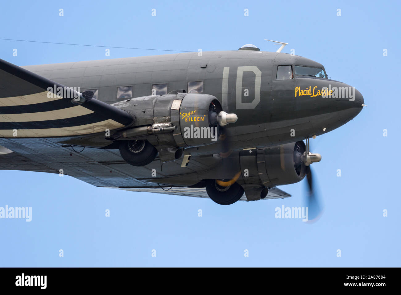 CLEVELAND, OHIO / USA September 2, 2018 A World War II era C47