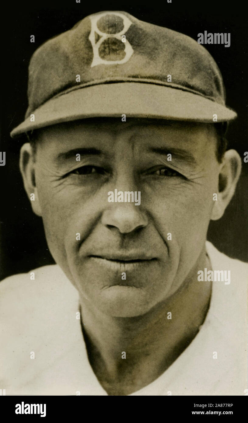 Vintage 1940s era black and white photo of Brooklyn Dodgers baseball