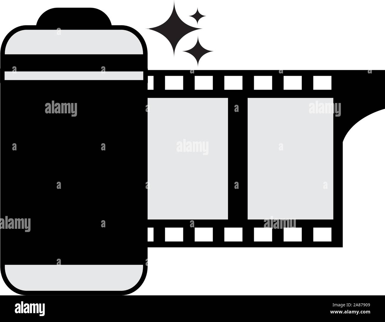 Camera roll icon design, Device gadget technology photography equipment ...