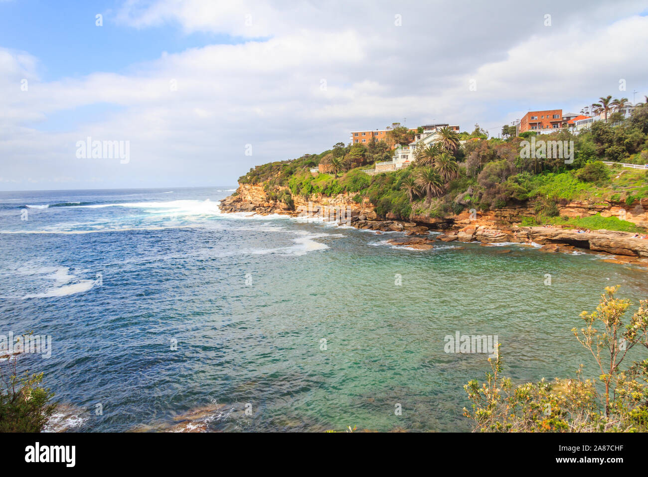 View of Gordons Bay, Coogee, Sydney, Australia Stock Photo