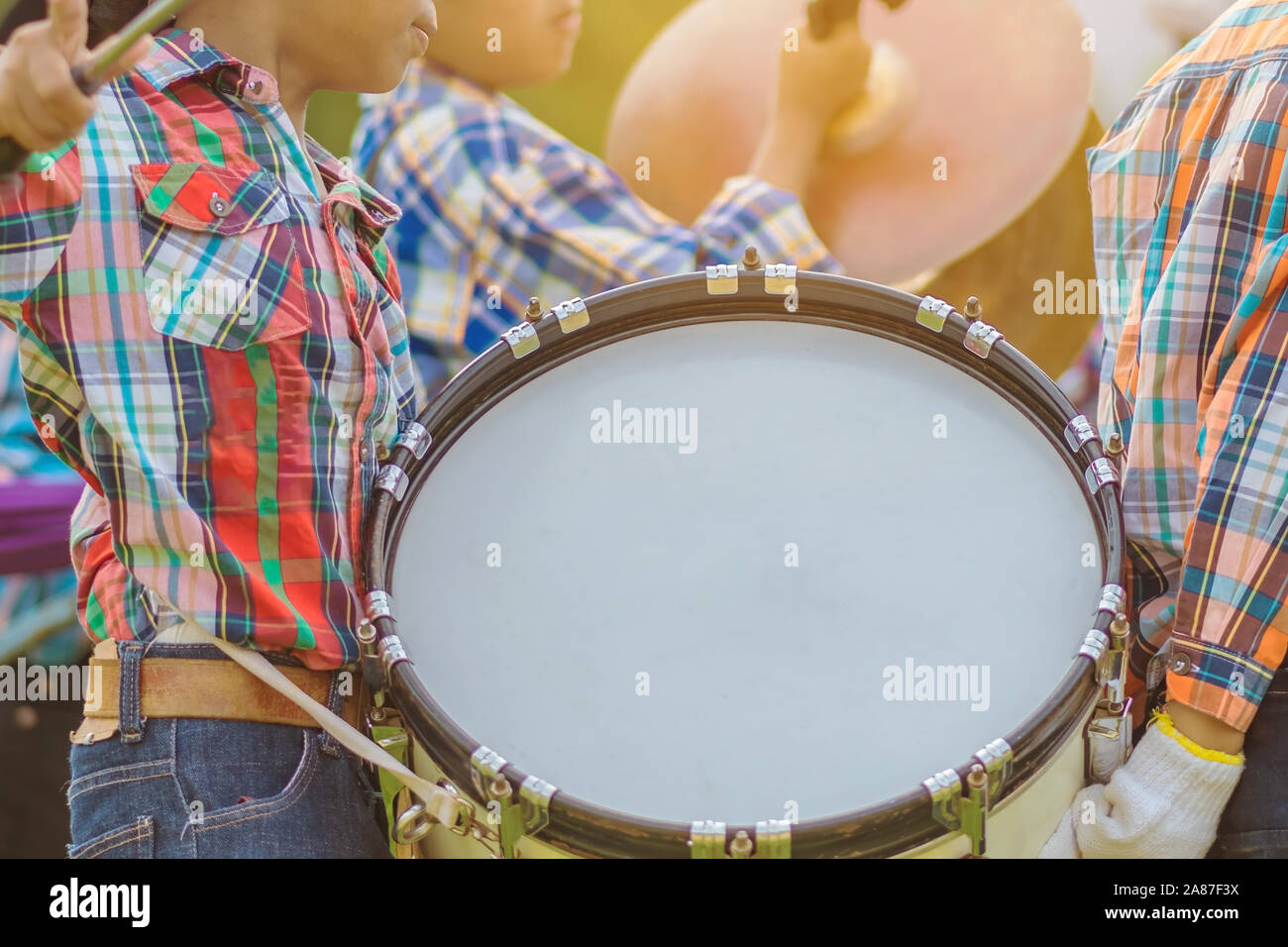 Drumline marching band hi-res stock photography and images - Alamy