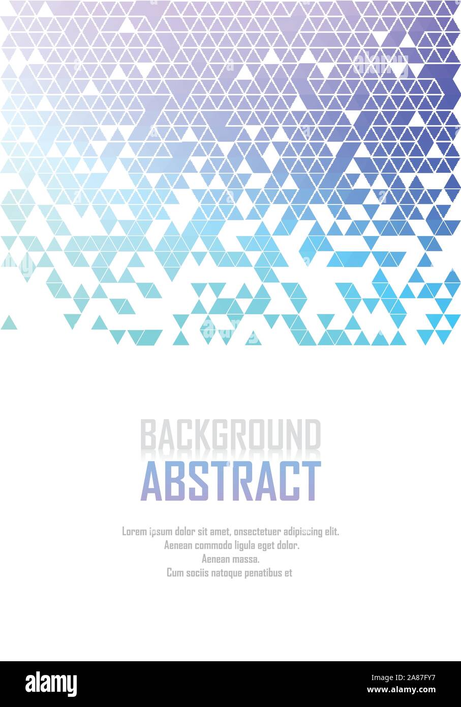 Vector Abstract retro geometric background. Template brochure design ...