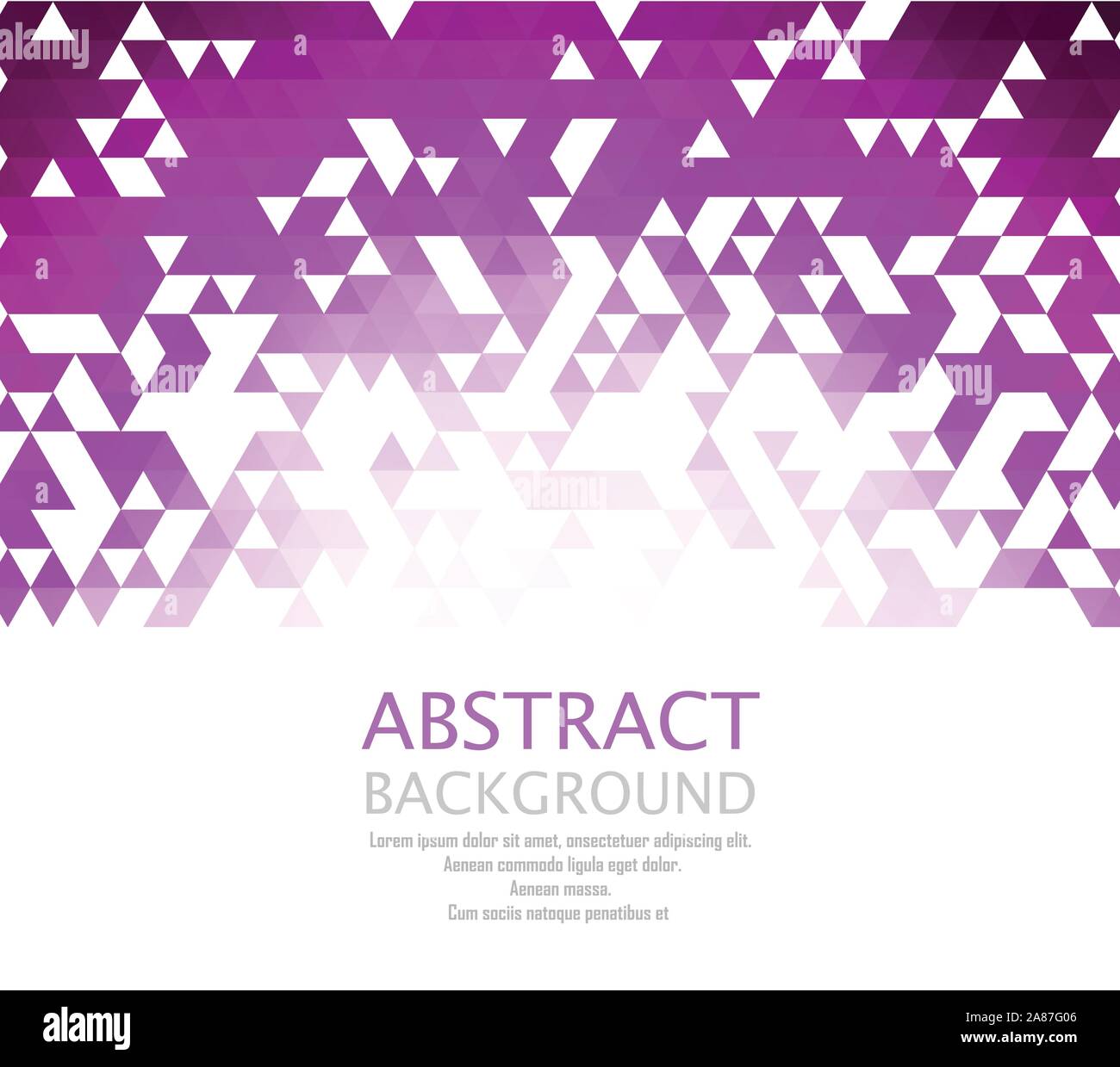 Vector Abstract retro geometric background. Template brochure design Stock Vector