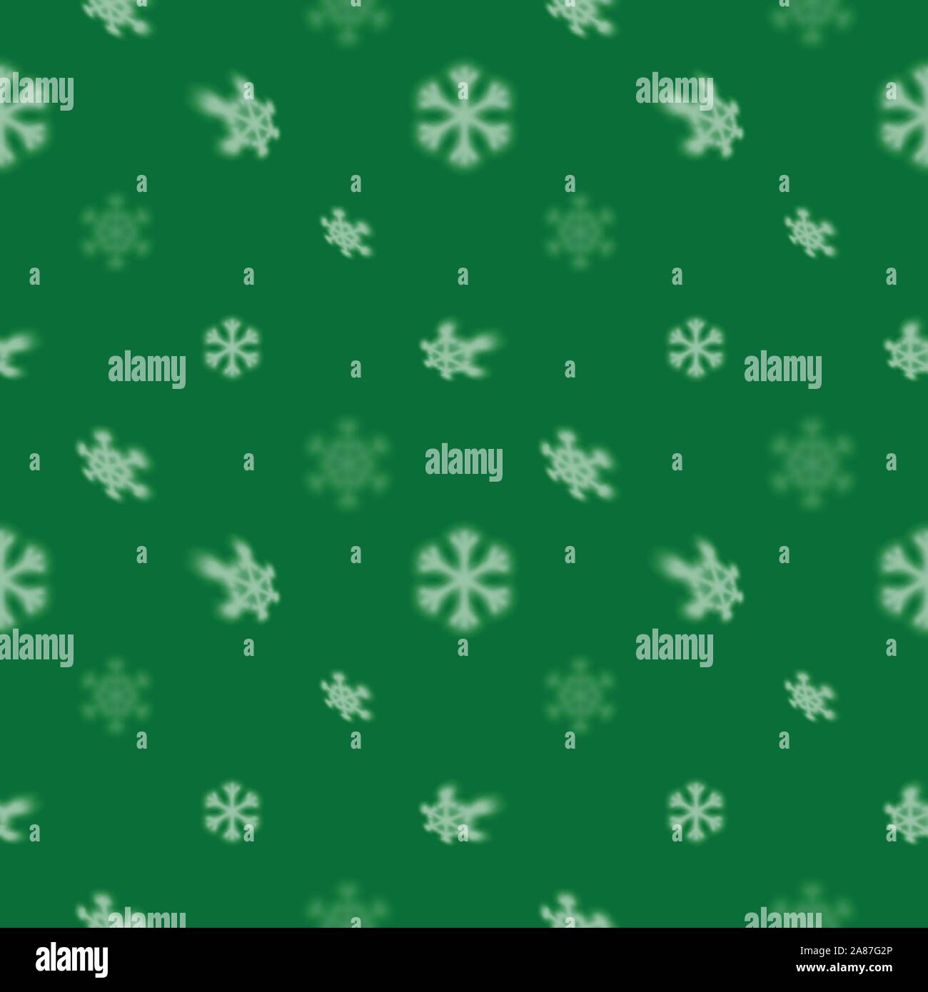 Christmas seamless snowflake pattern with blurred falling snow stars ...