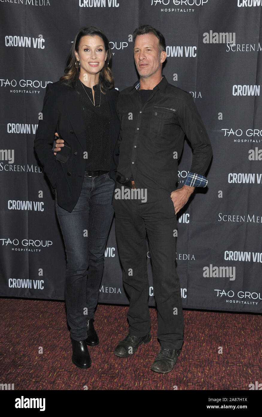 New York, New York, USA. 06th Nov, 2019. Bridget Moynahan and Thomas