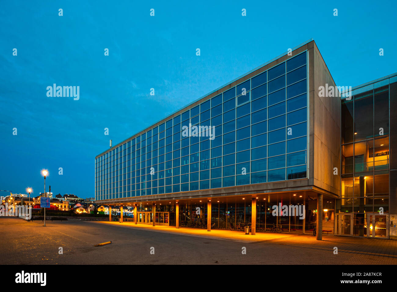 Oulu City Theatre in Oulu, Finland Stock Photo