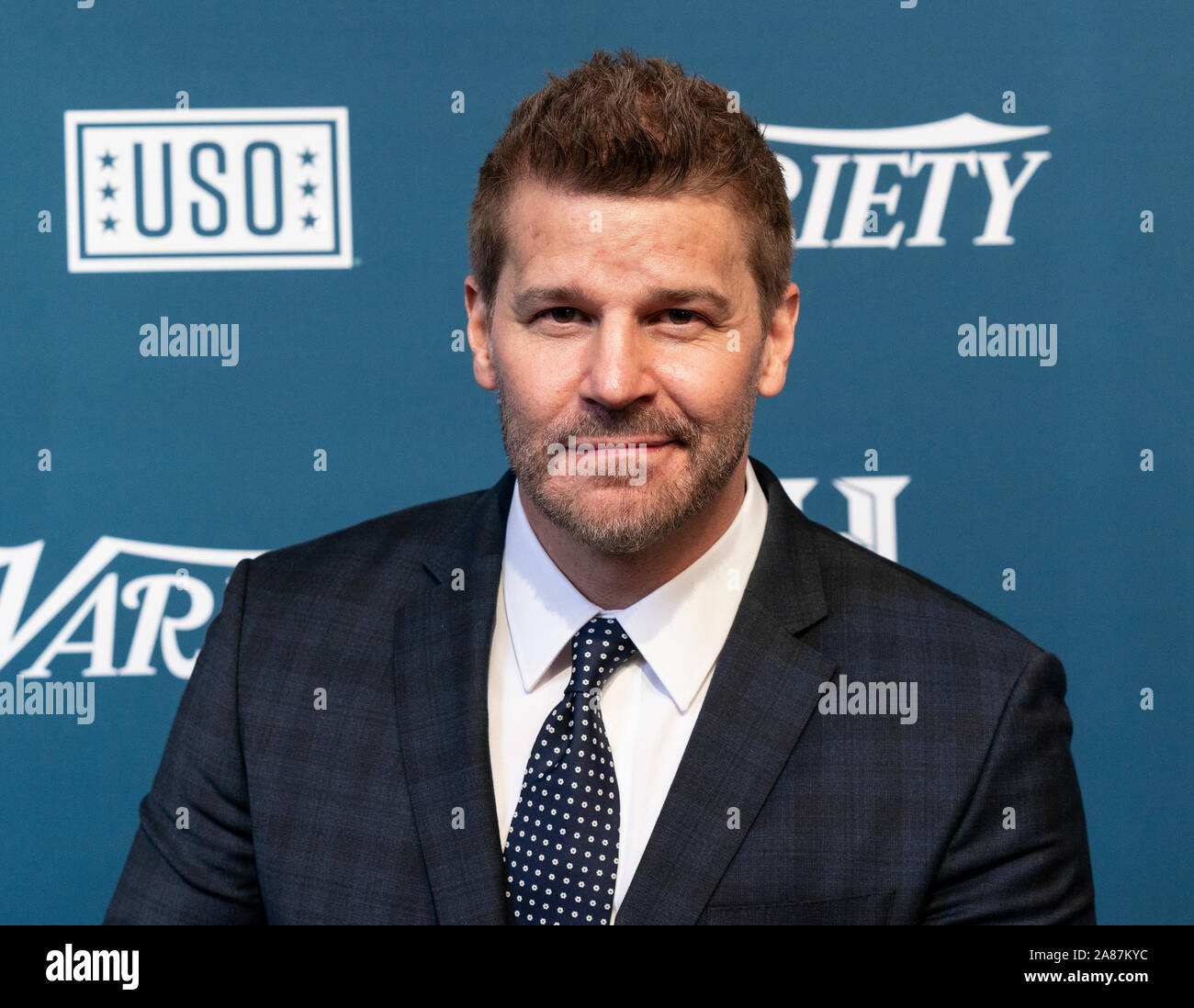 New York, United States. 06th Nov, 2019. David Boreanaz attends Variety's 3rd Annual Salute To Service at Cipriani 25 Broadway (Photo by Lev Radin/Pacific Press) Credit: Pacific Press Agency/Alamy Live News Stock Photo