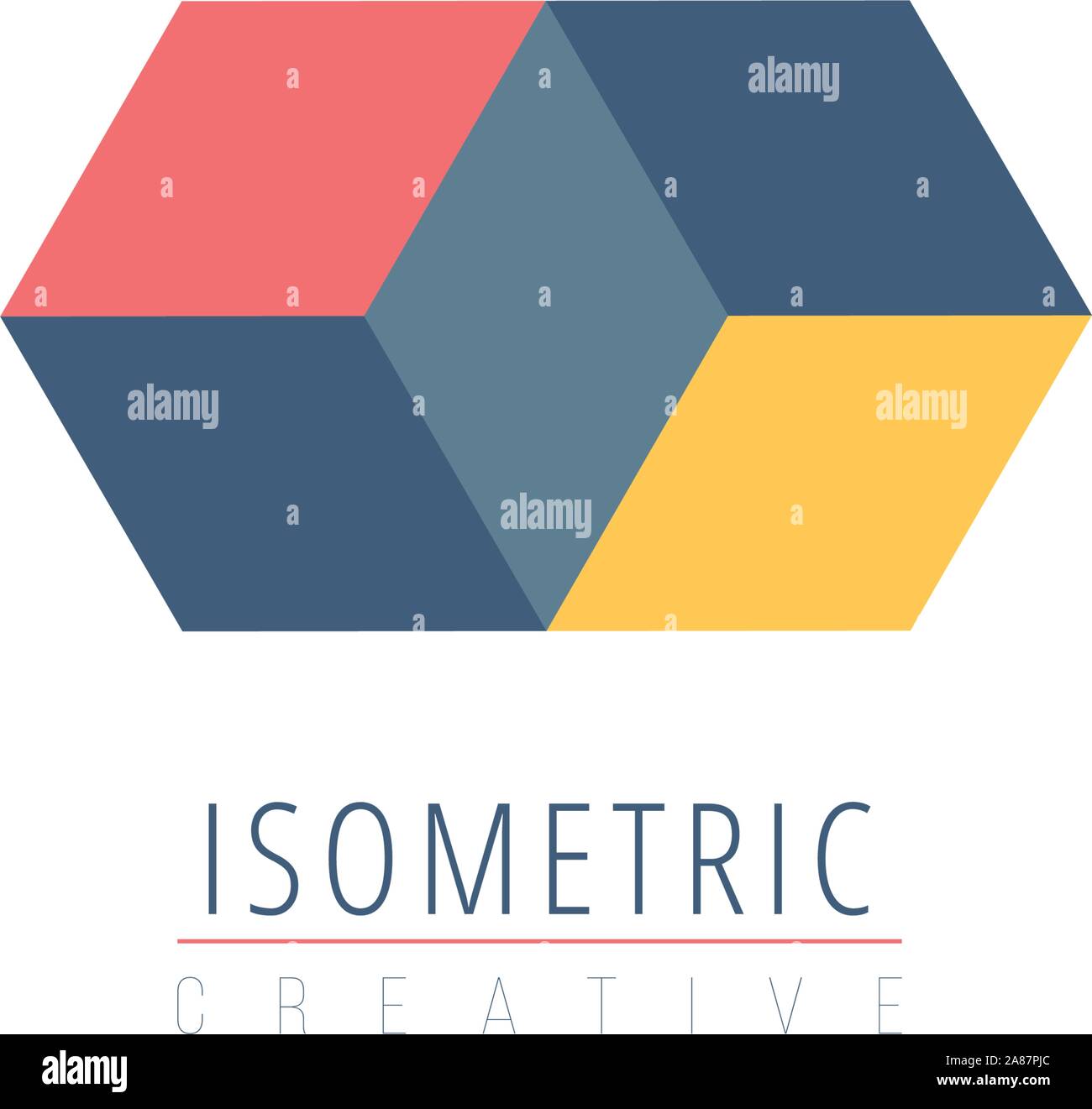 abstract hexagon shape. template logo design. Stock Vector illustration ...