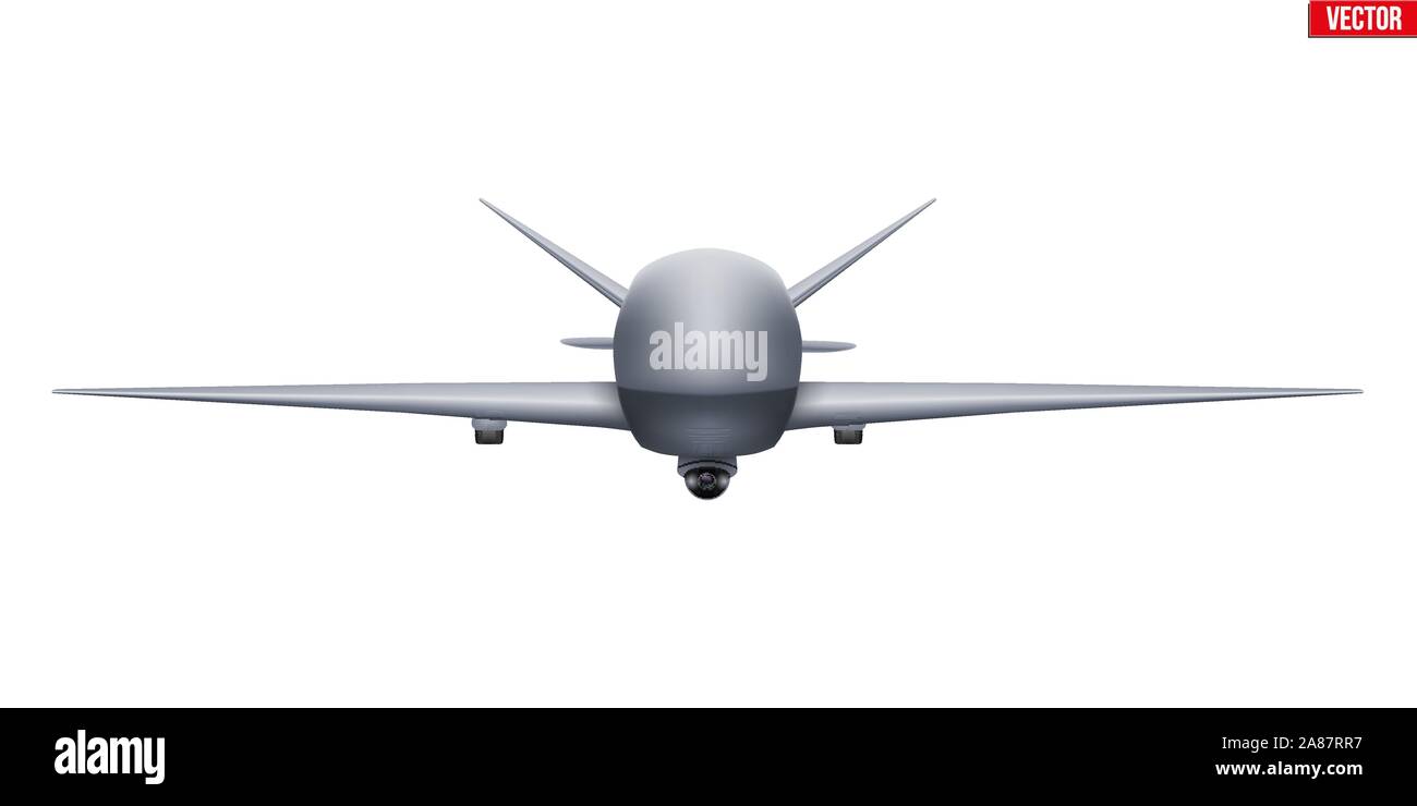 UAV Drone Unmanned spy Stock Vector