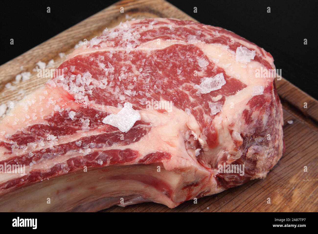 Raw fresh meat Ribeye Steak Tomahawk. Meat for steak. Beef steak. Raw