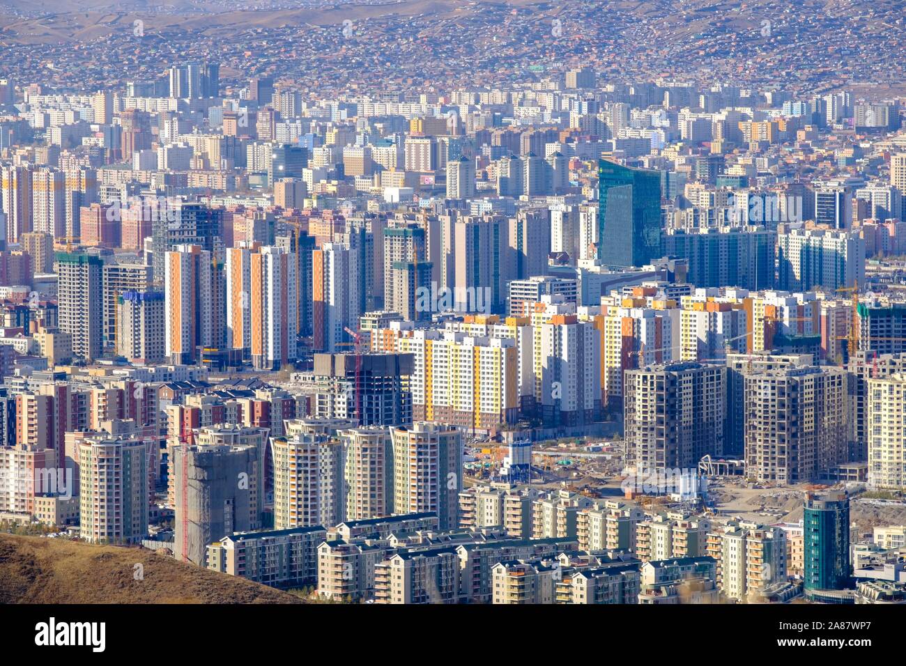 City view, Ulan Bator, Mongolia Stock Photo