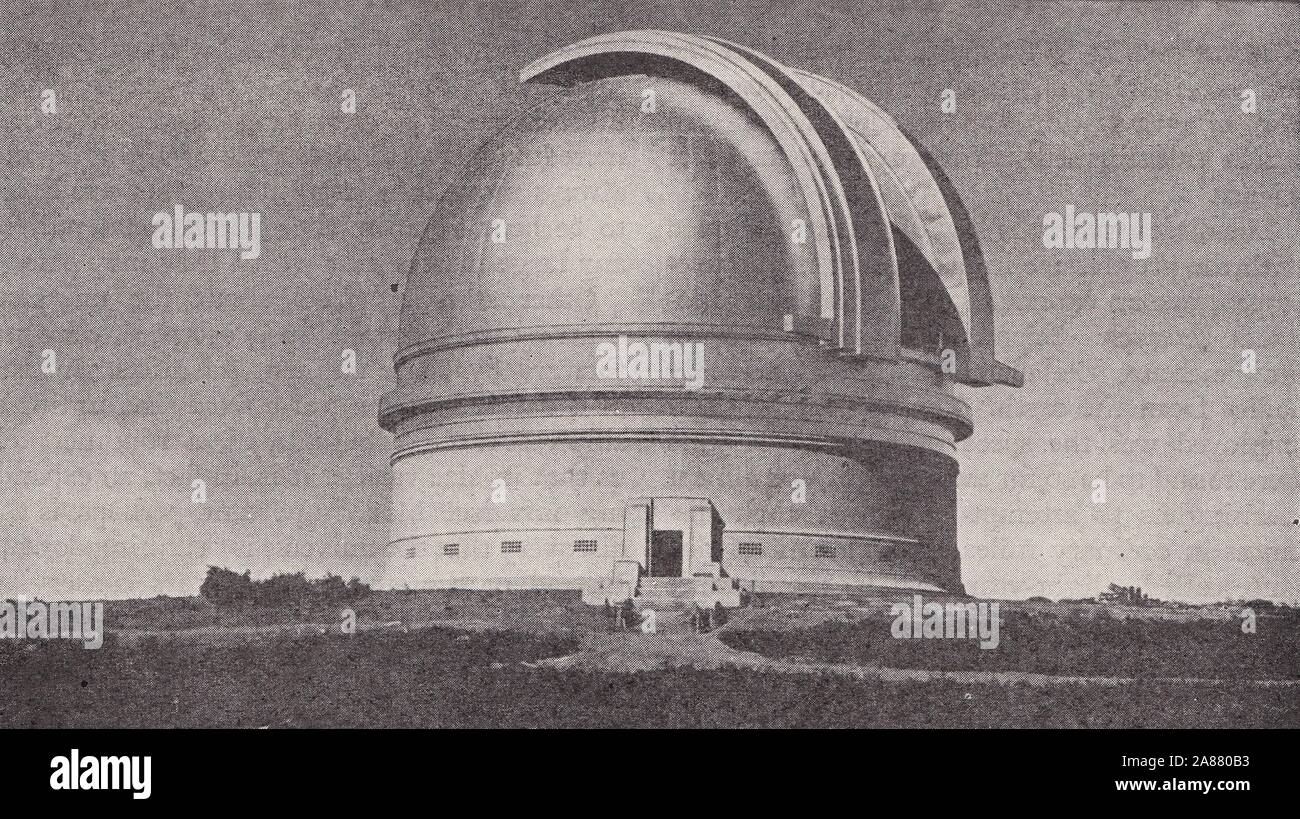 The Hale Observatory on Mount Palomar, Southern California, USA 1950s. Stock Photo