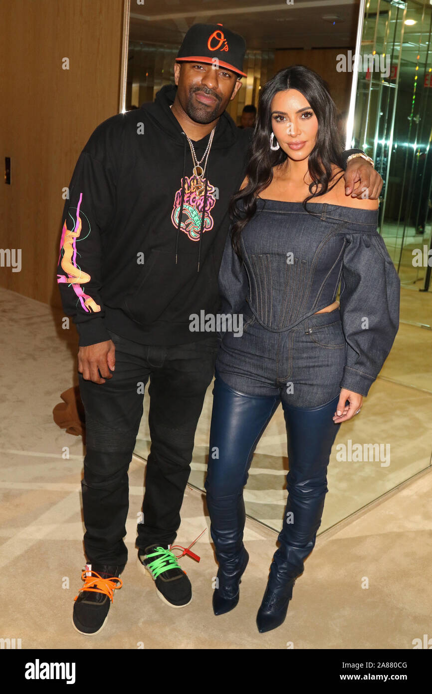 New York, NY, USA. 6th Nov, 2019. DJ Clue & Kim Kardashian West attend the  Kanye West 