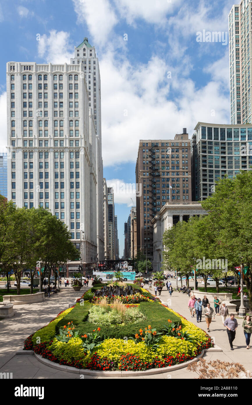 Millennium Park, The Loop, Chicago, USa Stock Photo