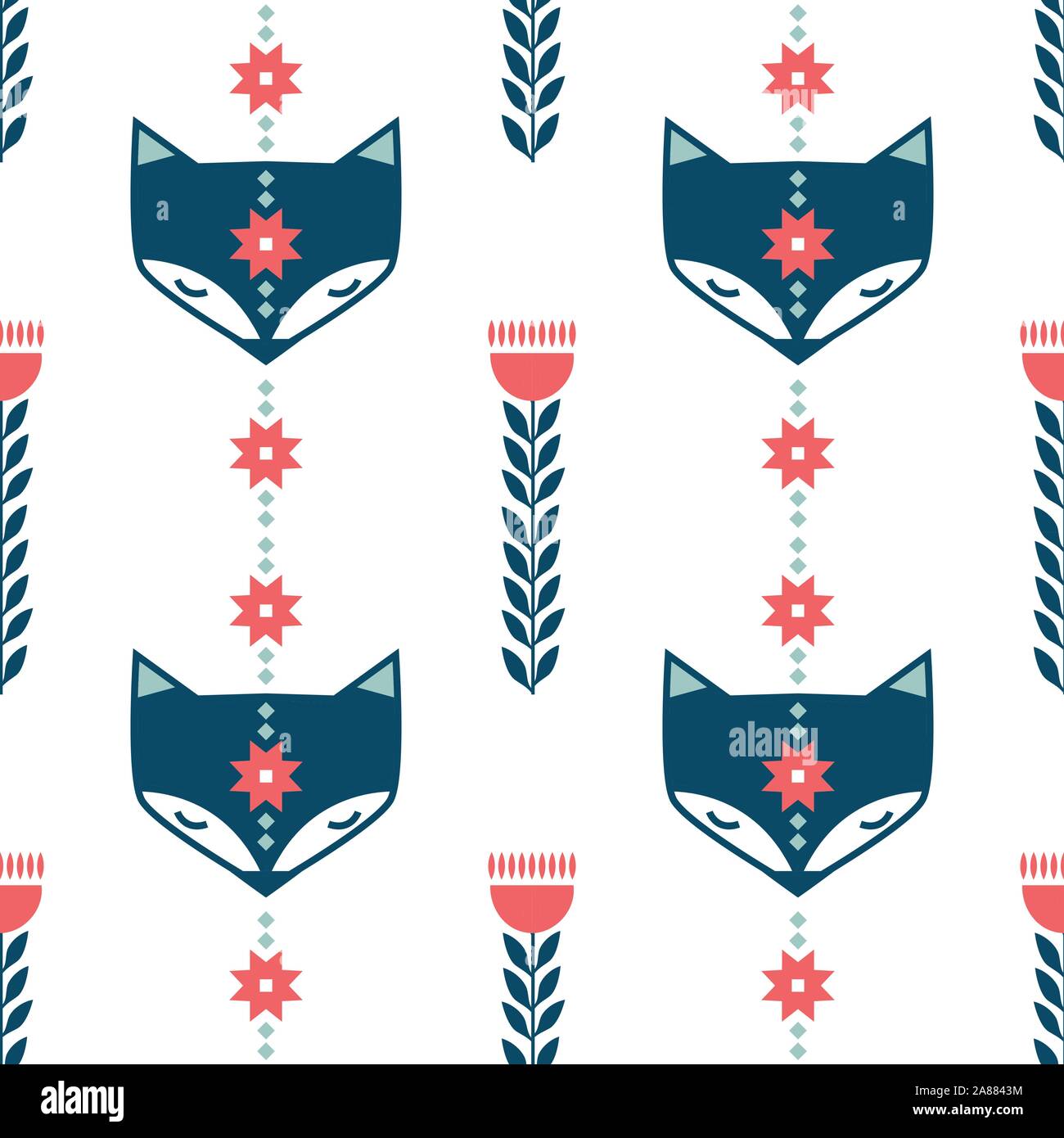 Picture of Scandinavian folklore textile hi-res stock photography and images - Alamy