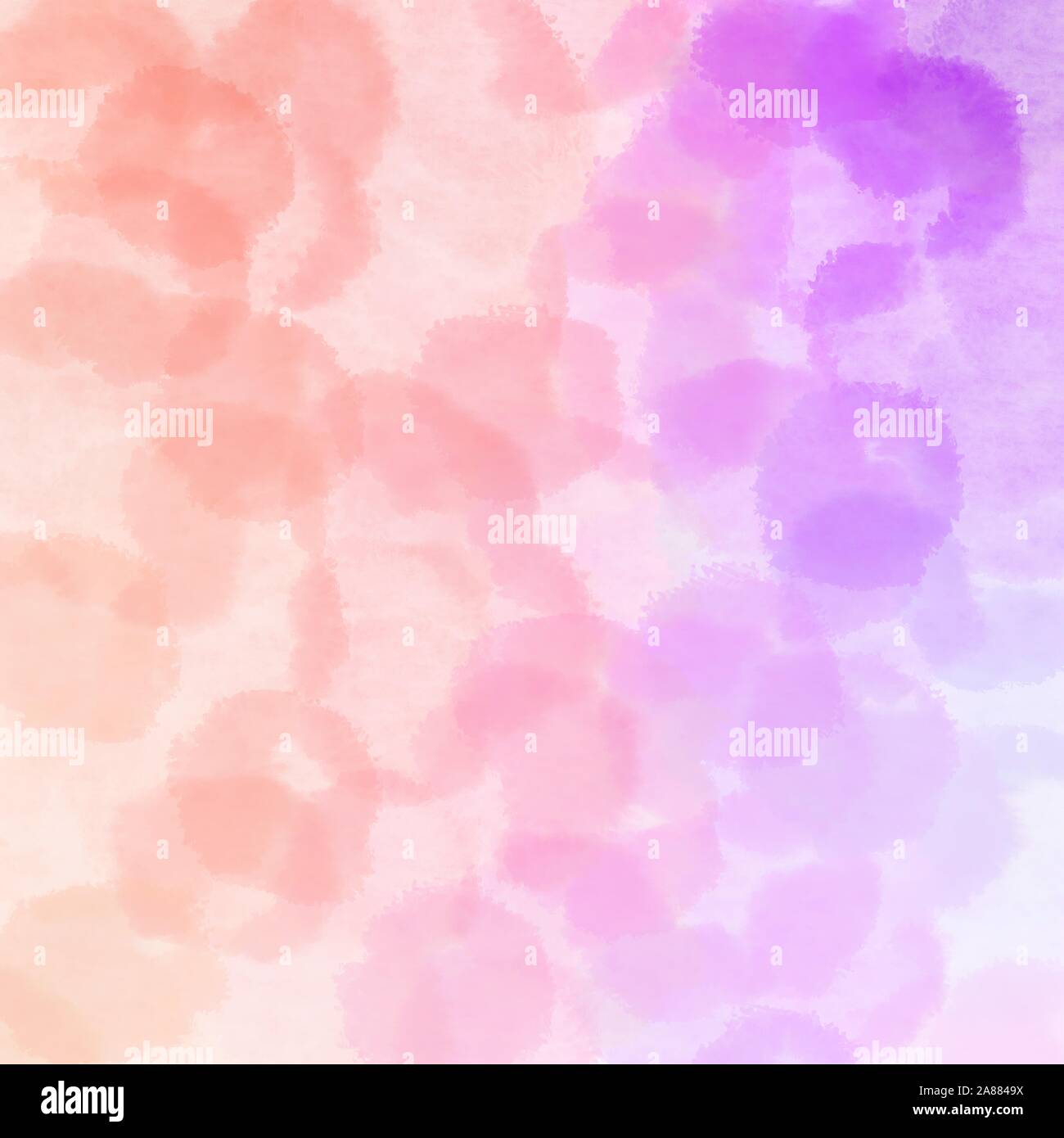 Abstract Futuristic Bubbles Pastel Pink Orchid And Light Pink