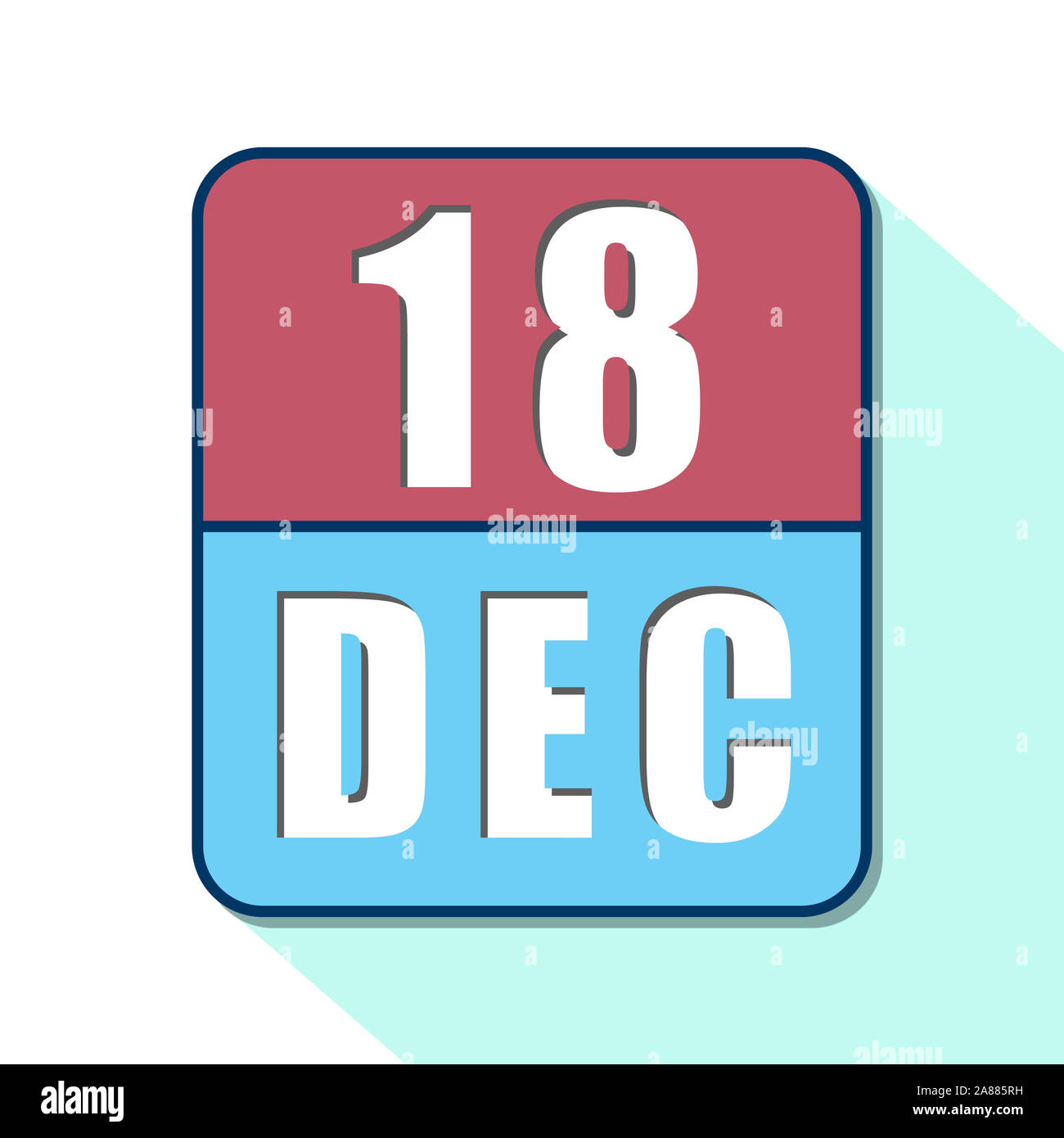 Calendar day on december 18 hi-res stock photography and images - Alamy
