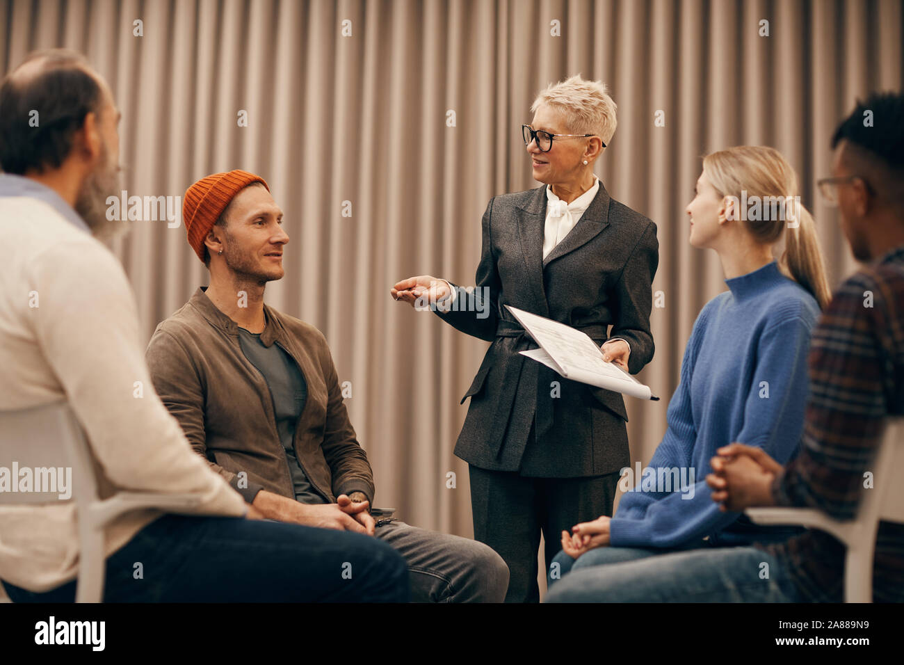 Real people short hair hires stock photography and images Alamy