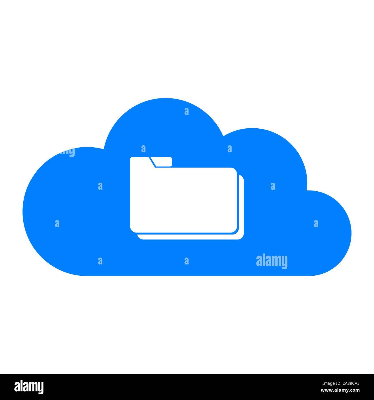 Cloud folder icon hi-res stock photography and images - Alamy