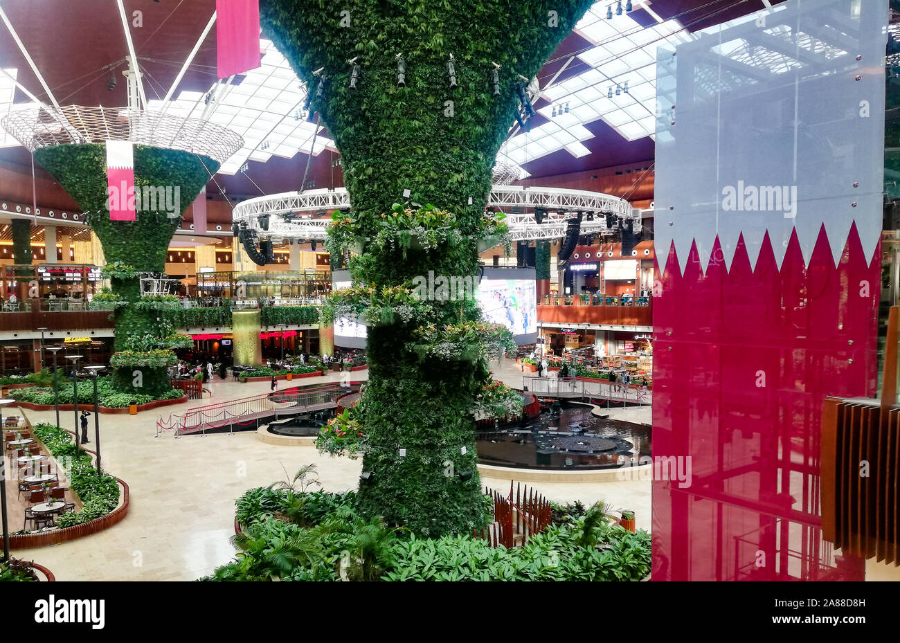 Beautiful Mall In Qatar Mall Of Qatar Al Rayyan Stock Photo Alamy
