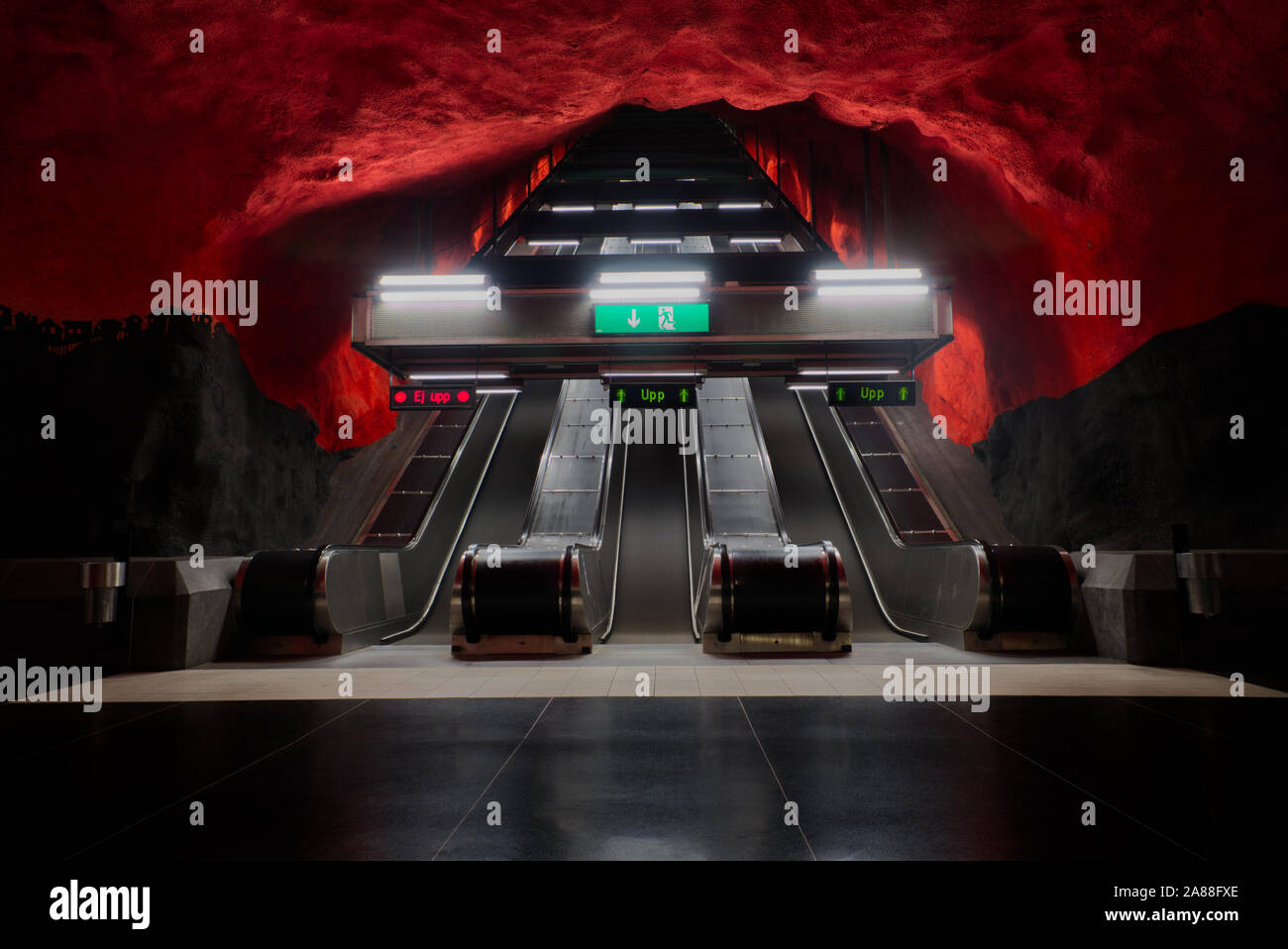 This is the best undergroundstation i have ever seen Stock Photo