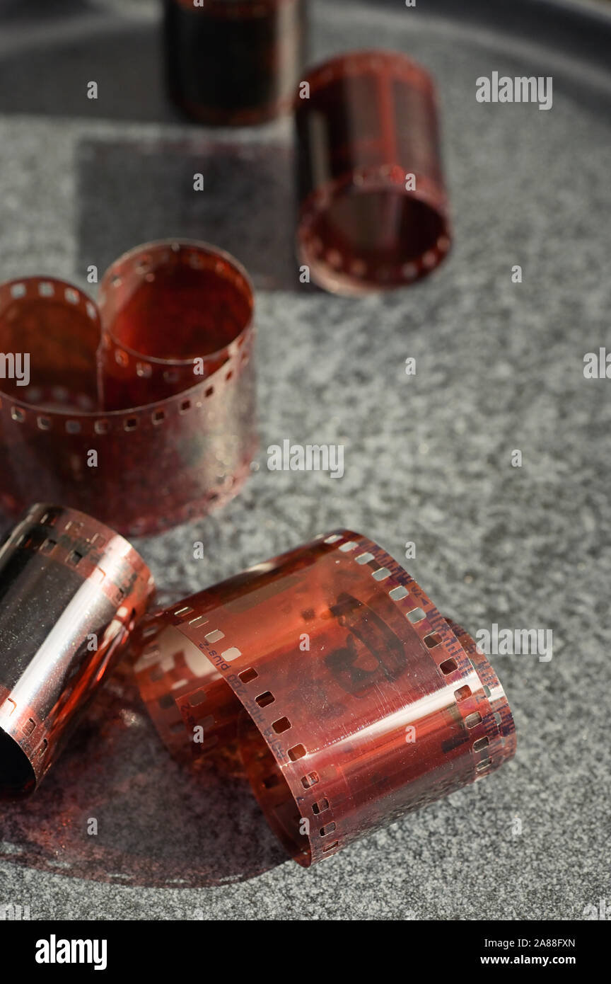 35Mm Negative Developed Photo Film Stock Photo Alamy