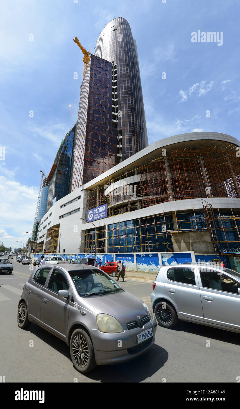 The Nib bank headquarters building in Addis Ababa Stock Photo Alamy